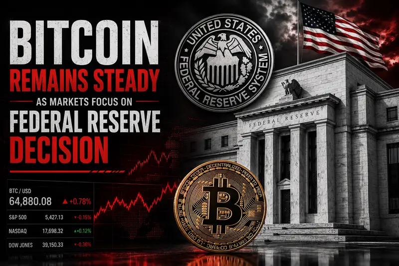 Bitcoin Holds Firm Despite AI Stock Selloff as Markets Await Key Federal Reserve Decision